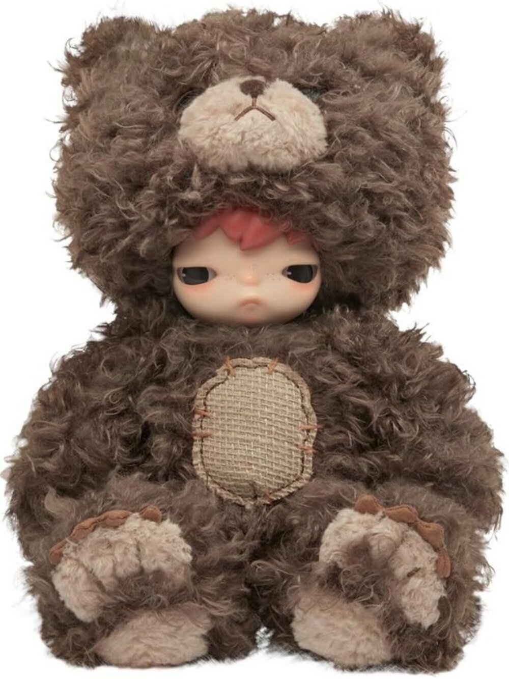 Collectible Vinyl Plush Doll - 14.96" Hirono Bear, Perfect Gift for Kids